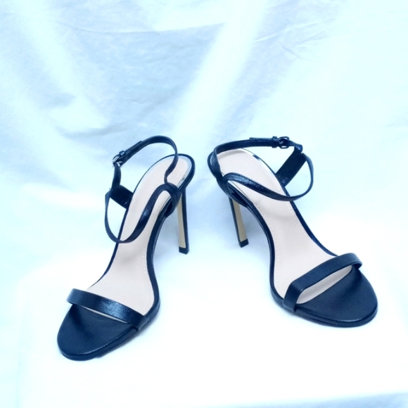 ZARA Black Heeled Sandals